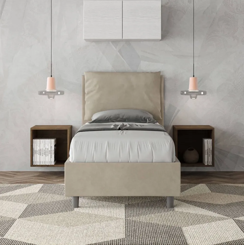 Letto singolo contenitore Brignoles Color