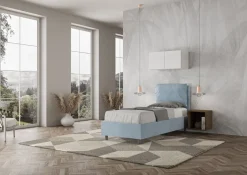 Letto singolo contenitore Brignoles Color
