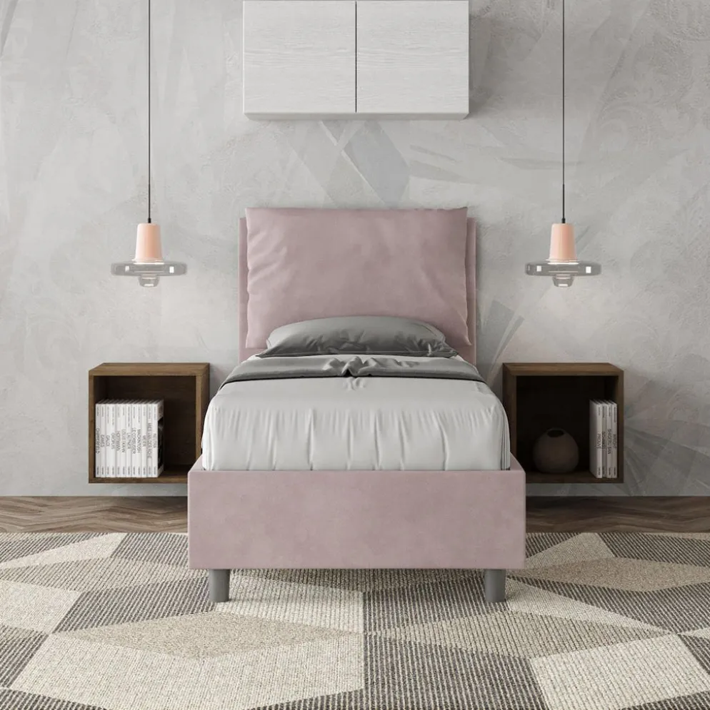 Letto singolo contenitore Brignoles Color