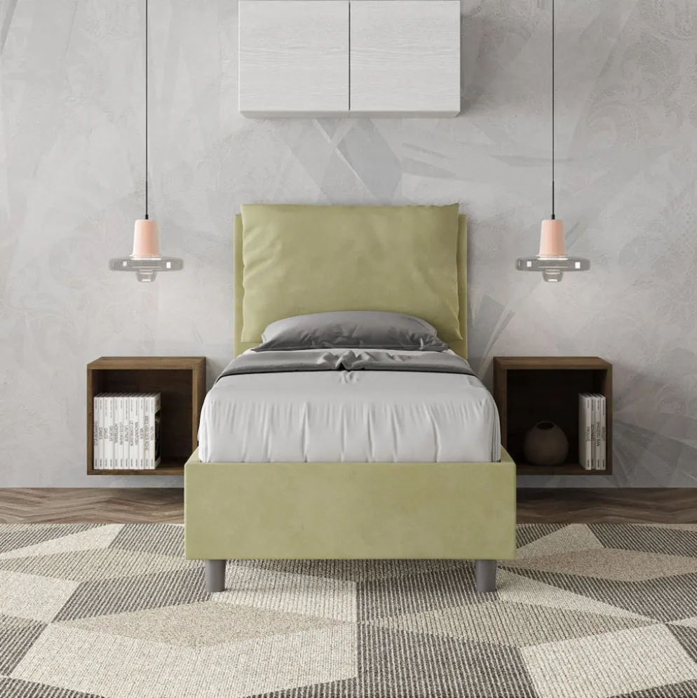Letto singolo contenitore Brignoles Color