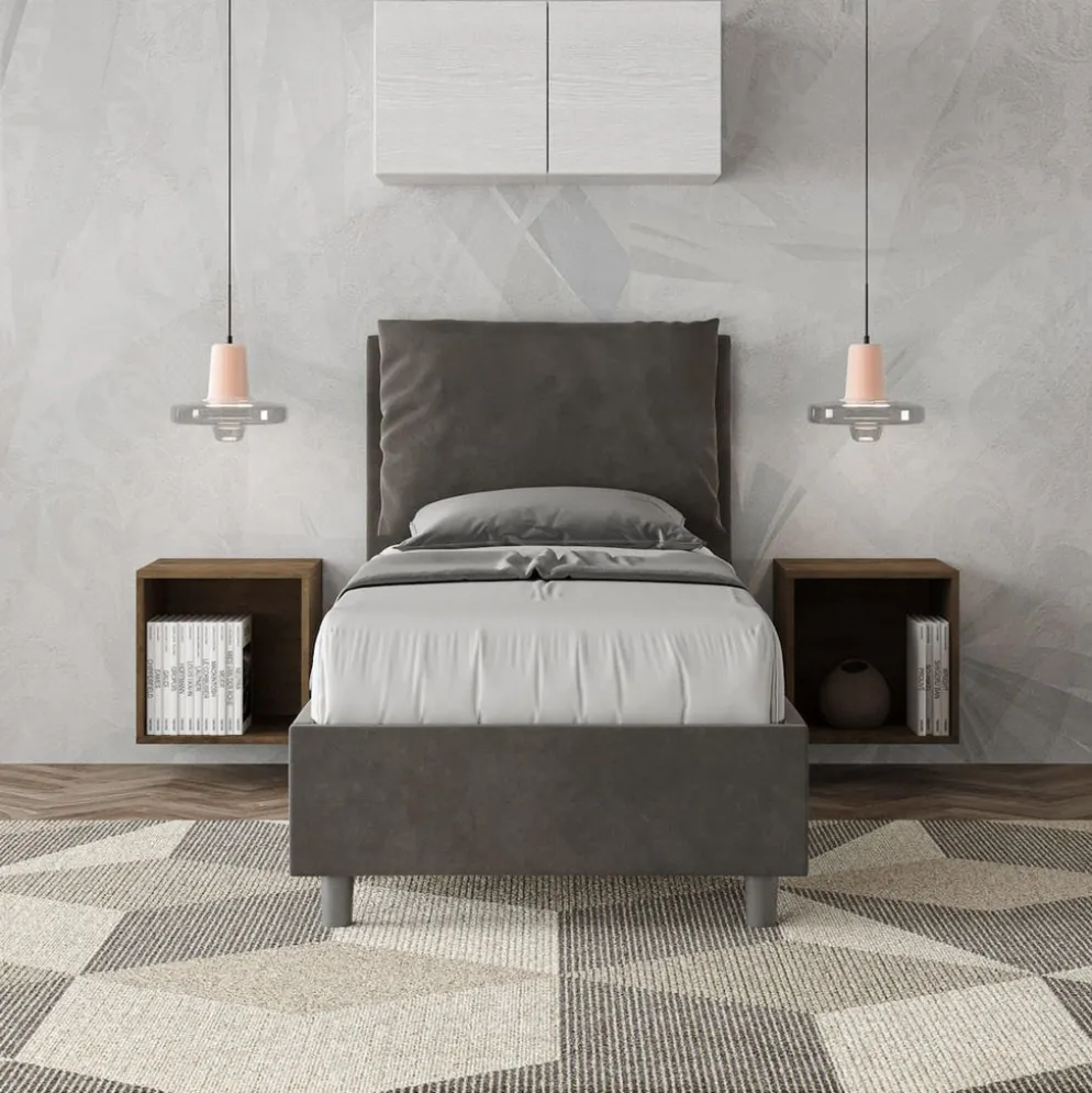 Letto singolo contenitore Brignoles Color