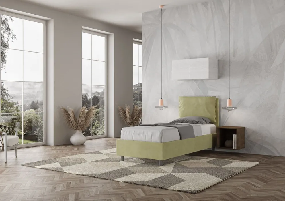Letto singolo contenitore Brignoles Color