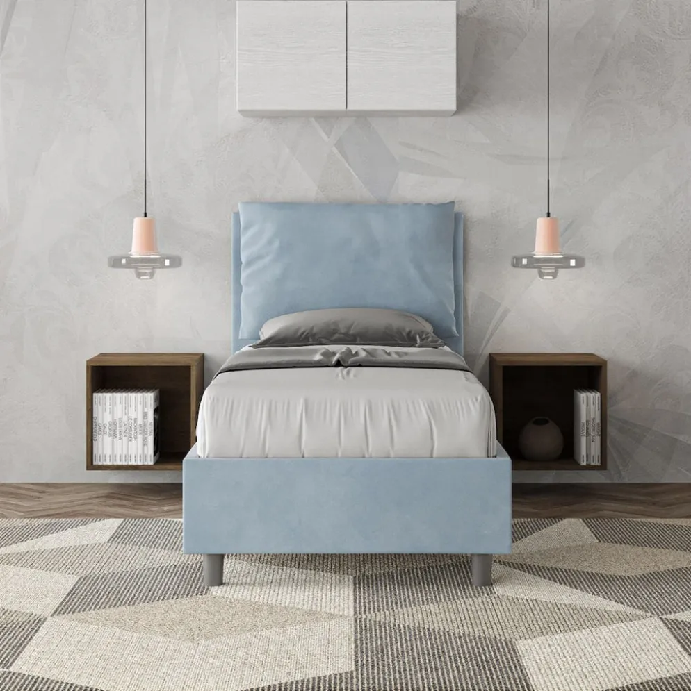 Letto singolo contenitore Brignoles Color