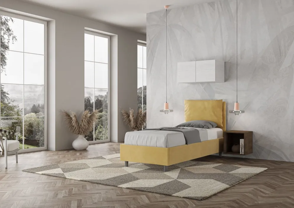Letto singolo contenitore Brignoles Color