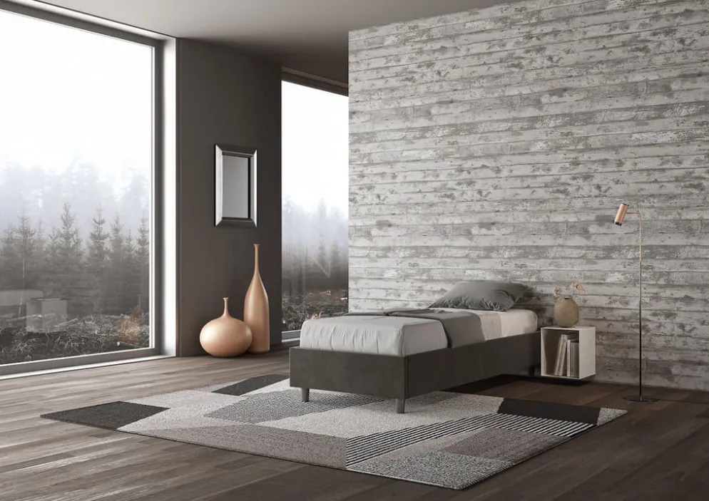 Letto singolo contenitore Dynasty Color