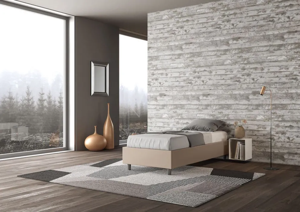 Letto singolo contenitore sommier Dynasty