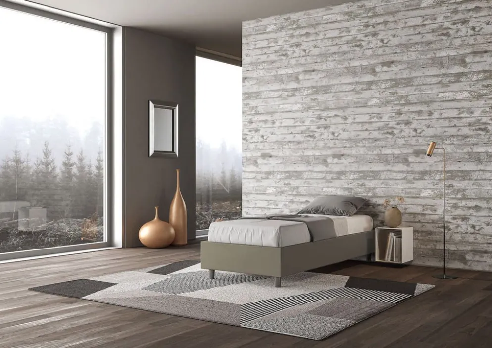 Letto singolo contenitore sommier Dynasty