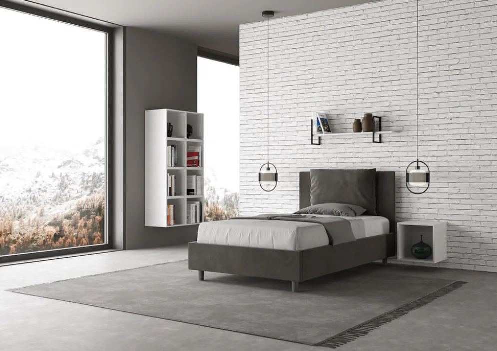 Letto una piazza e mezza contenitore Brignoles Color