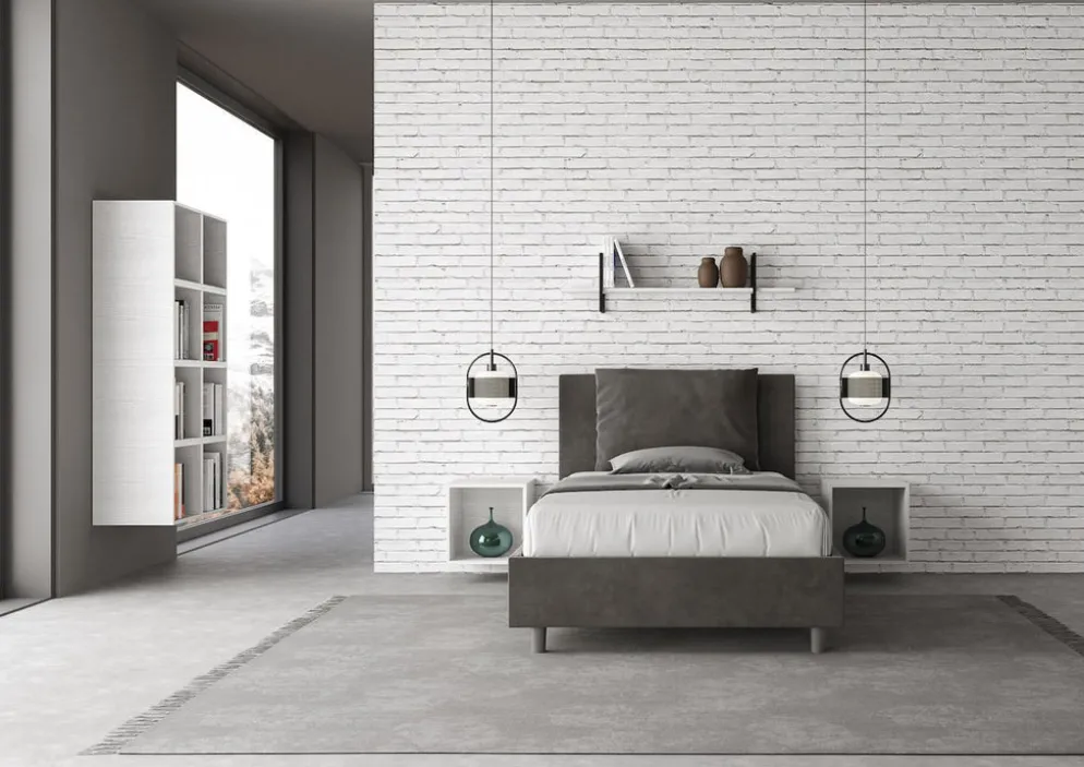 Letto una piazza e mezza contenitore Brignoles Color