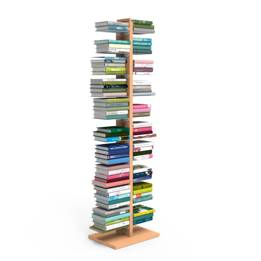 Libreria a colonna in legno Zia Bice