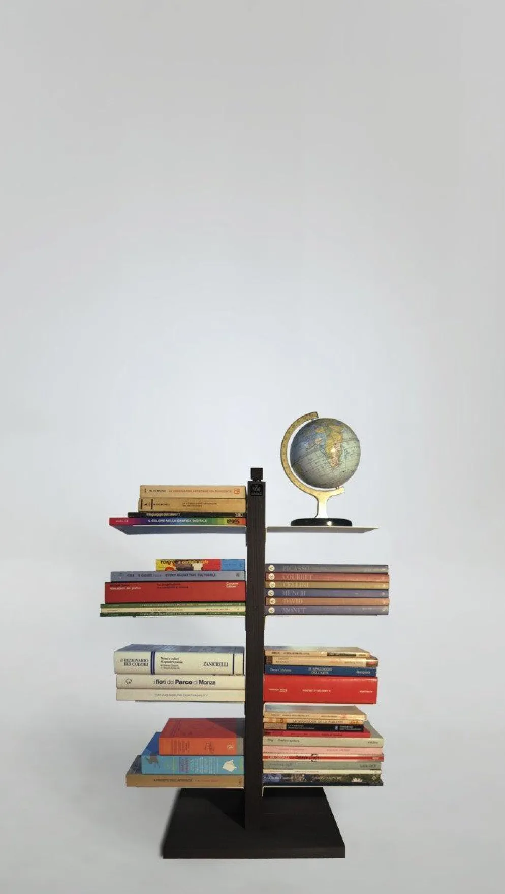 Libreria a colonna in legno Zia Bice