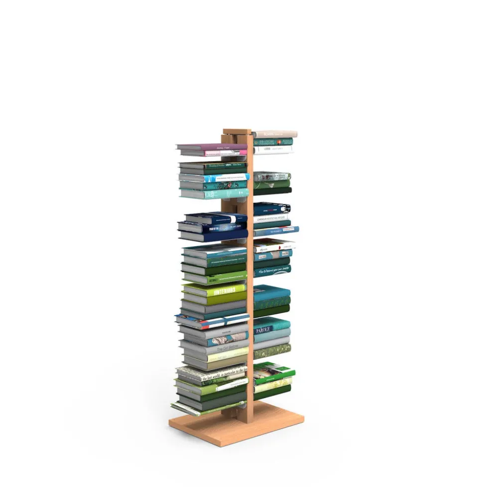 Libreria a colonna in legno Zia Bice