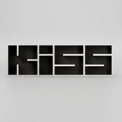 Libreria a cubi componibili da parete ABC KISS