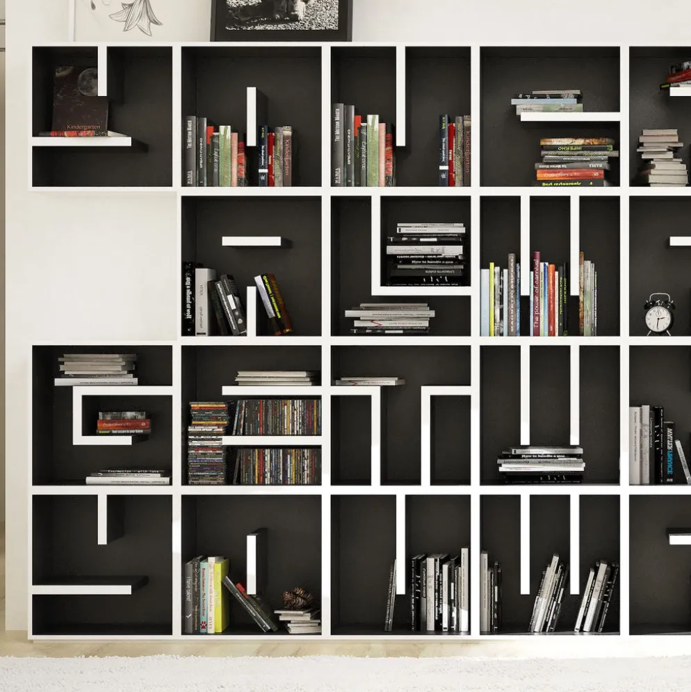 Libreria a cubi da parete ABC YCAGWYW