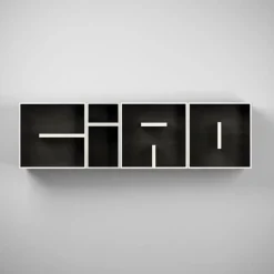 Libreria a cubi da parete lettere alfabeto ABC CIAO
