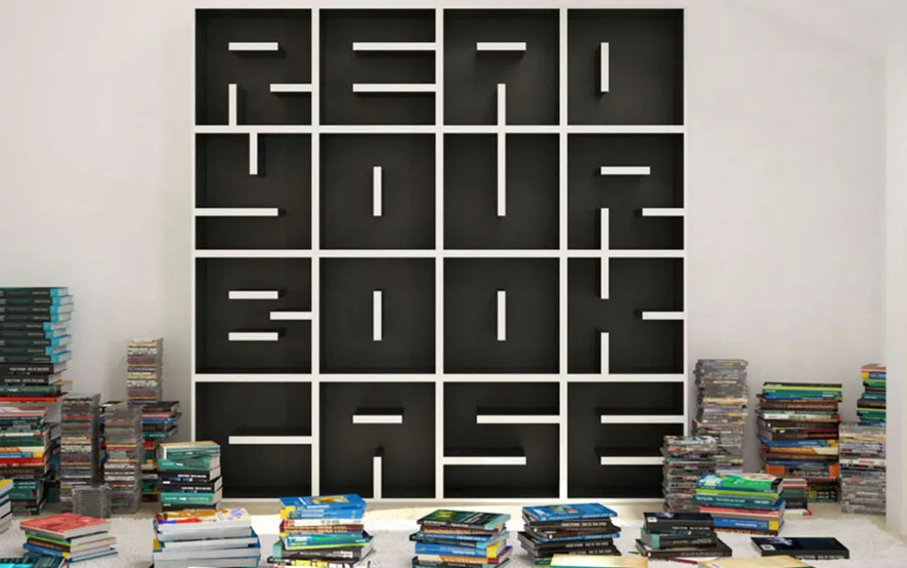 Libreria a cubi da terra o da parete ABC RYBC