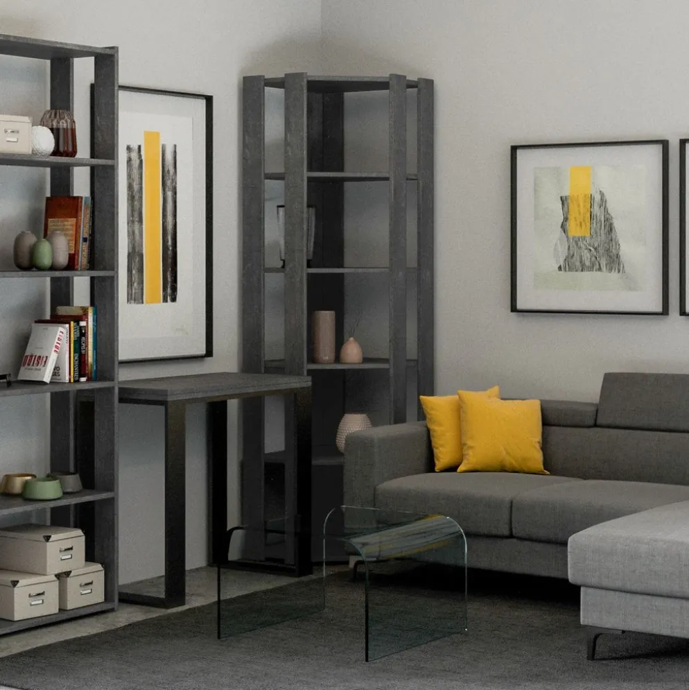 Libreria ad angolo verticale Inedditah Angolo B