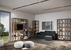 Libreria ad angolo verticale Inedditah Angolo B