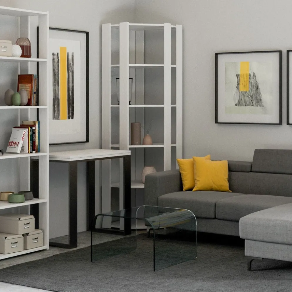 Libreria ad angolo verticale Inedditah Angolo B