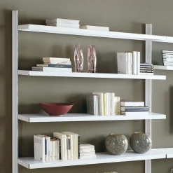 Libreria a giorno in acciaio design moderno Astryd 12