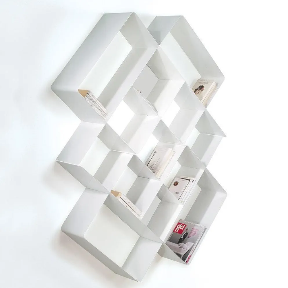 Libreria a parete design moderno Kreando-3