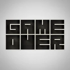 Libreria componibile a cubi ABC GAME OVER