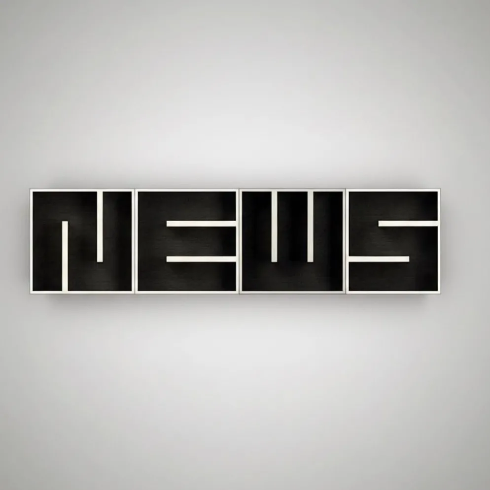 Libreria cubi componibile da parete ABC NEWS