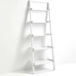 Libreria da parete Di-Do in MDF bianco 65 x 190 cm