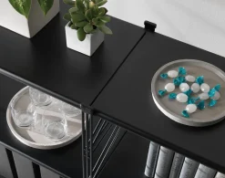 Libreria da parete in acciaio Melker 25