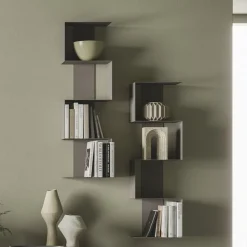 Libreria da parete in acciaio Jaxon