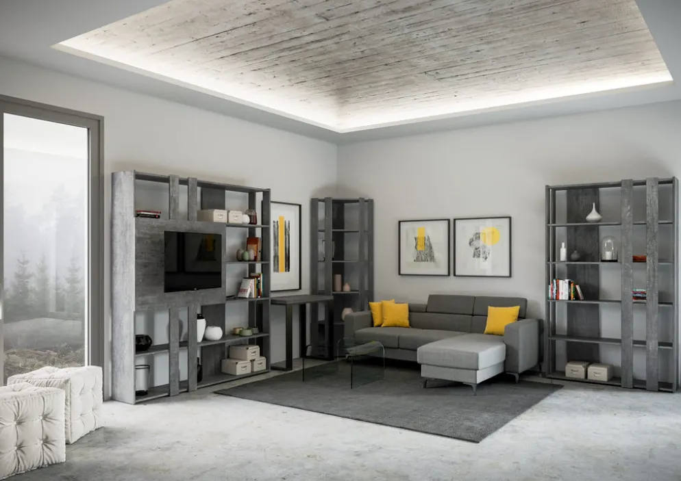 Libreria design per soggiorno Inedditah Small B