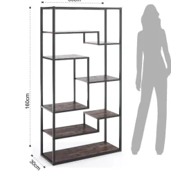 Libreria divisoria bifacciale Unisocom