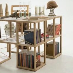 Libreria moderna componibile in legno Castelli 7
