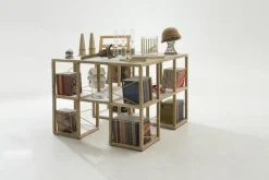 Libreria moderna componibile in legno Castelli 7
