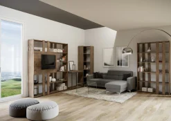 Libreria moderna da parete Inedditah Small A