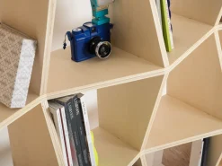 Libreria moderna in legno Rago