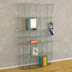 Libreria moderna in plexiglass Ocean
