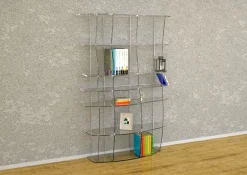 Libreria moderna in plexiglass Ocean