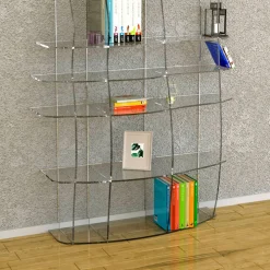 Libreria moderna in plexiglass Ocean