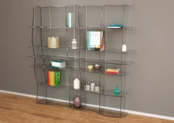 Libreria moderna in plexiglass Ocean