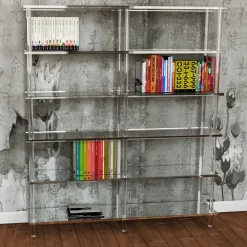 Libreria moderna in plexiglass Lauren