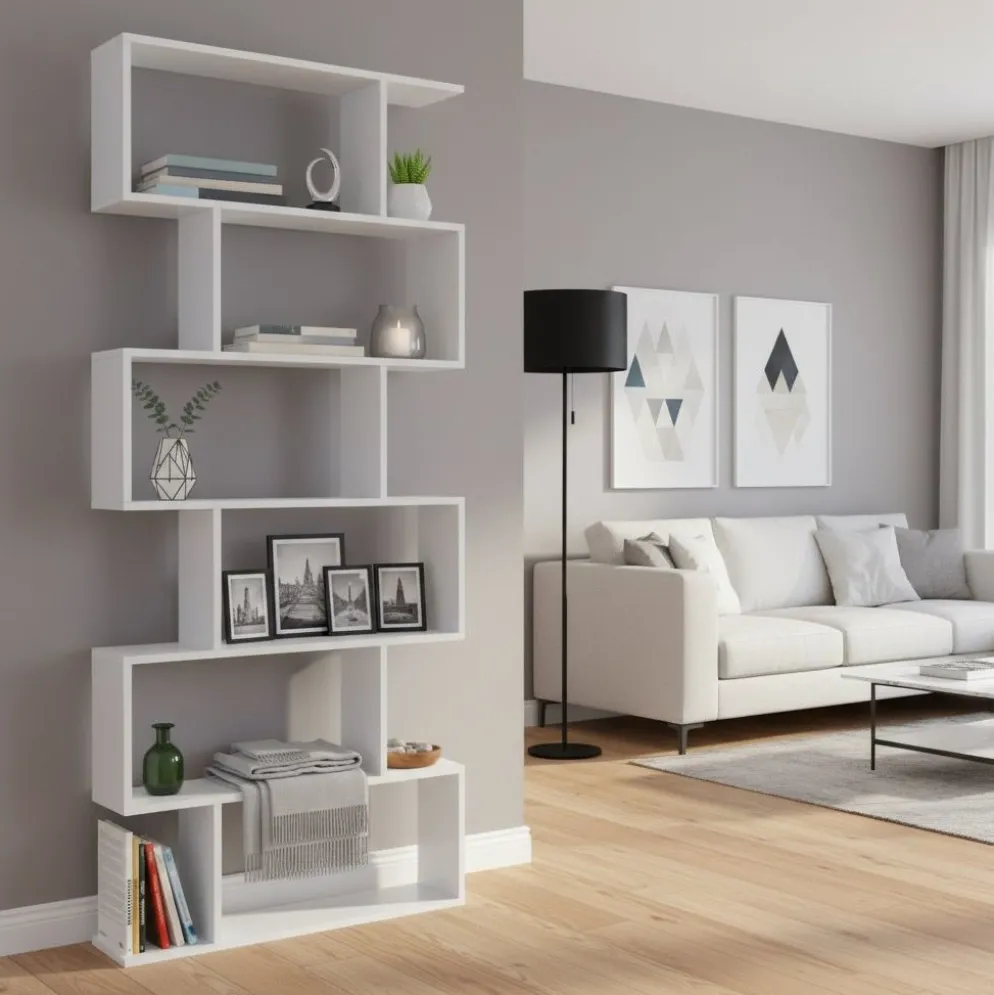 Libreria moderna Lombard White