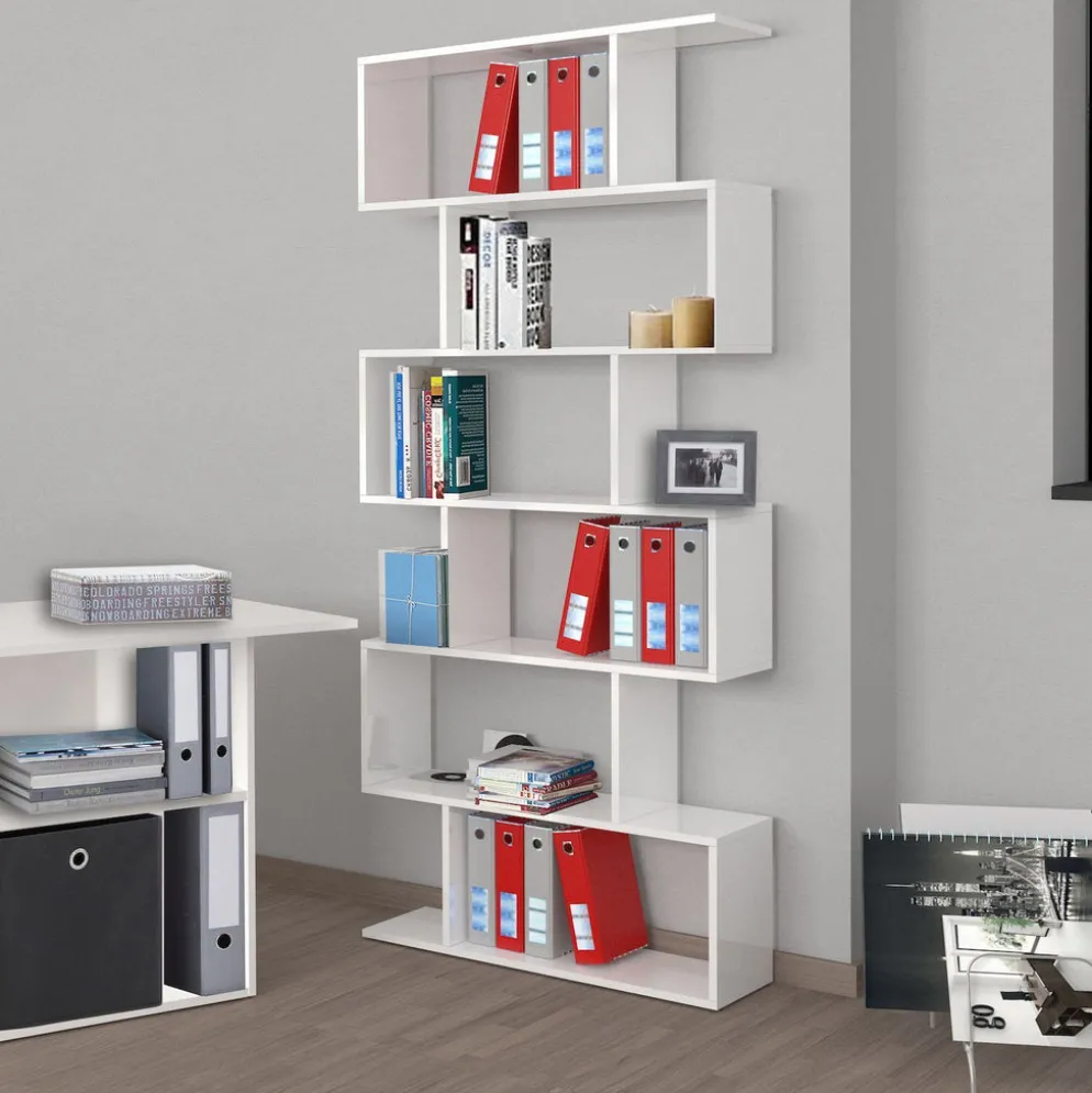Libreria moderna Lombard White