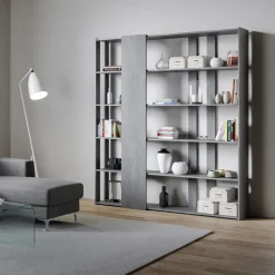 Libreria moderna per soggiorno o ufficio Inedditah D