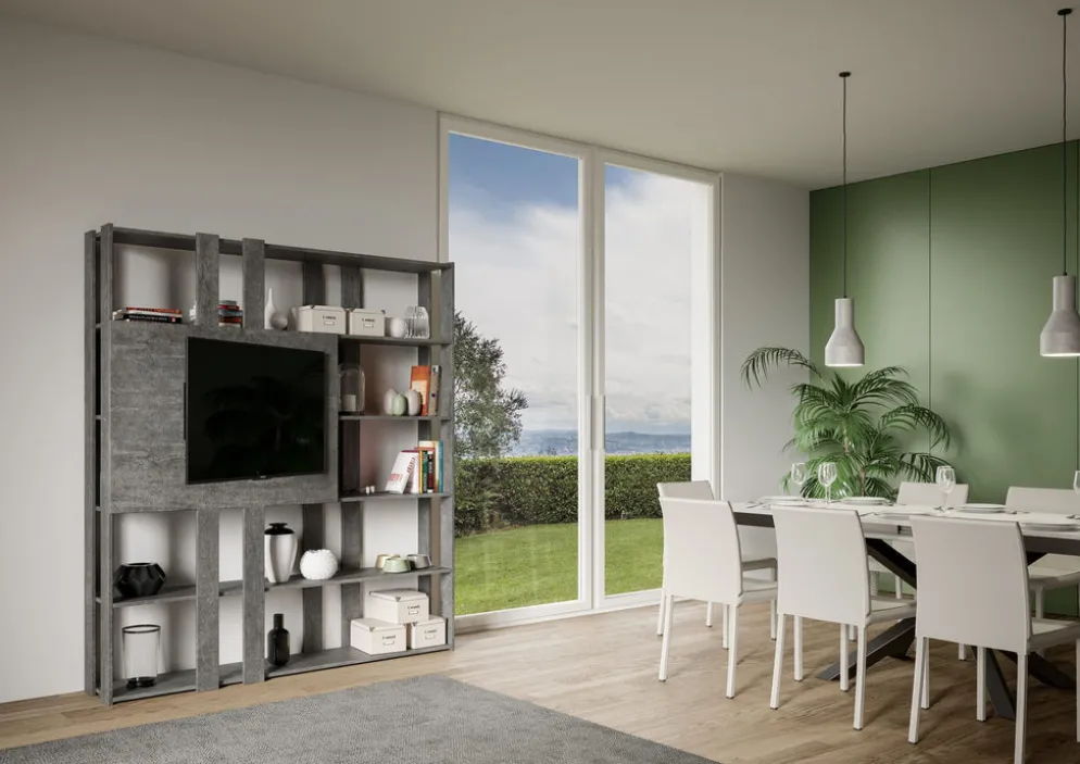 Libreria porta TV Inedditah N