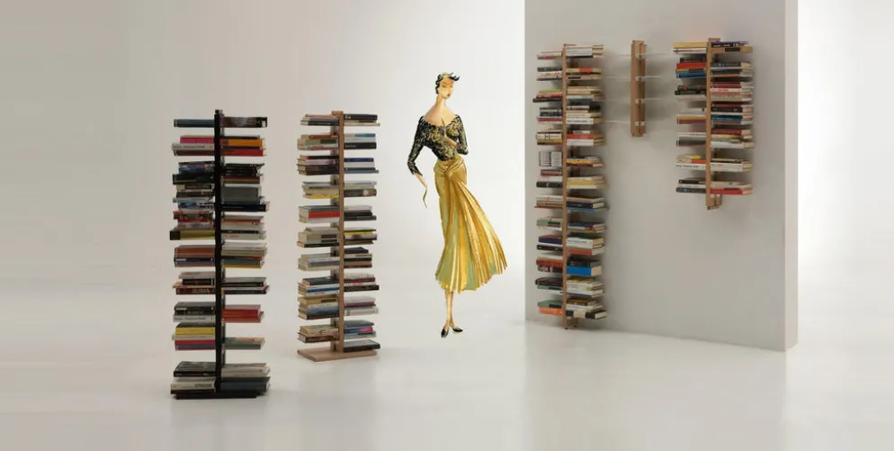 Libreria salvaspazio a muro Zia Bice