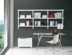 Libreria scaffale componibile in metallo Astryd 6
