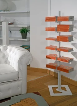 Libreria verticale autoportante design Dotto