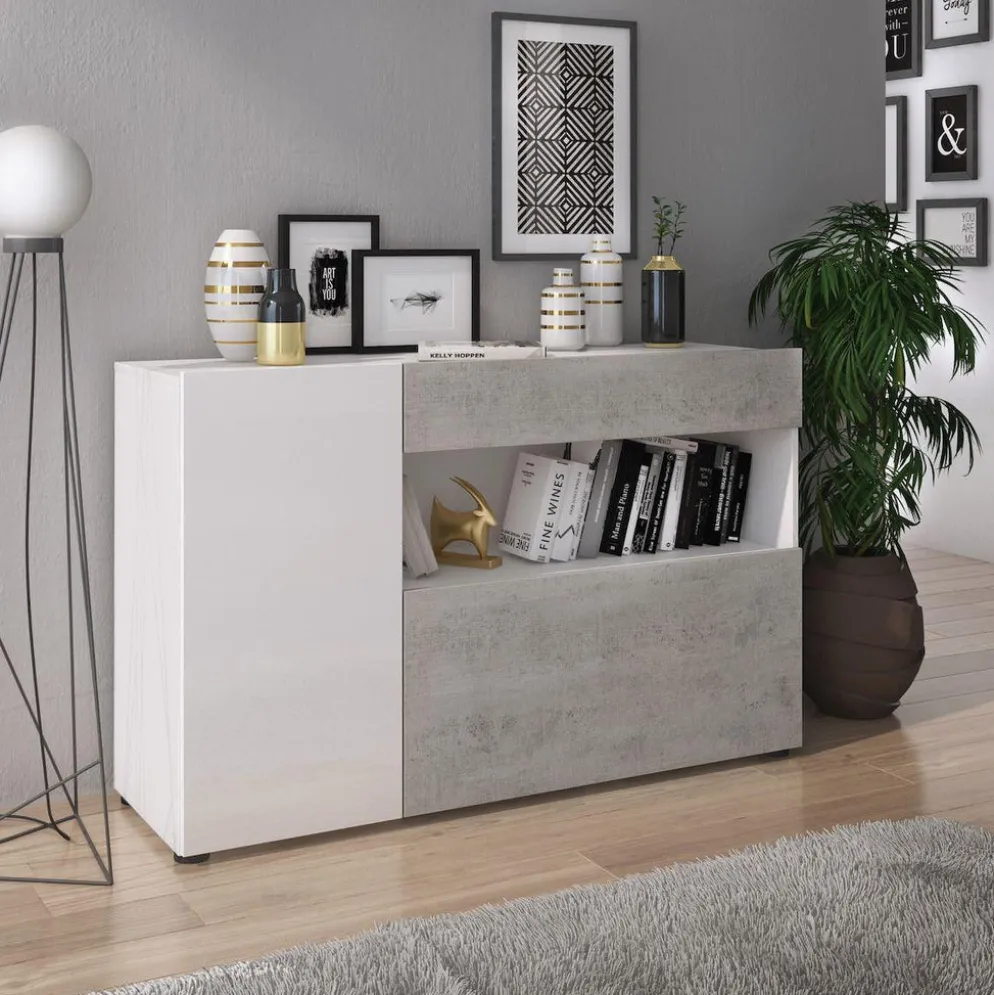 Madia design per soggiorno o cucina Zerillia