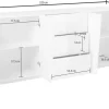Madia moderna Annabel 4A/3C White